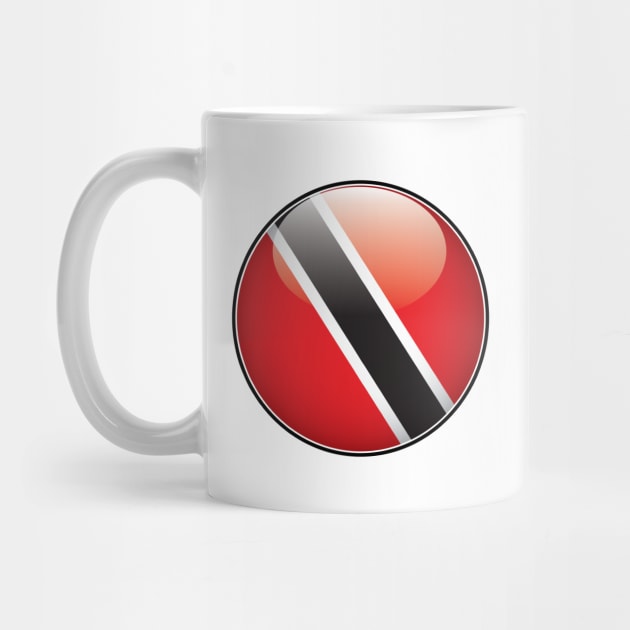 Trinidad and Tobago National Flag Glossy Button by IslandConcepts